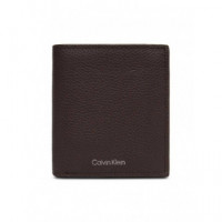 Foil Emboss Ew Trifold W Card Ck Dark Br  CALVIN KLEIN