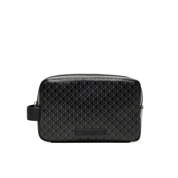 EMBLEM AOP COATED DOPP KIT BLACK