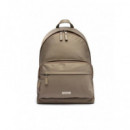 SLEEK ROUND BACKPACK DESERT TAUPE
