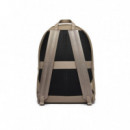 SLEEK ROUND BACKPACK DESERT TAUPE