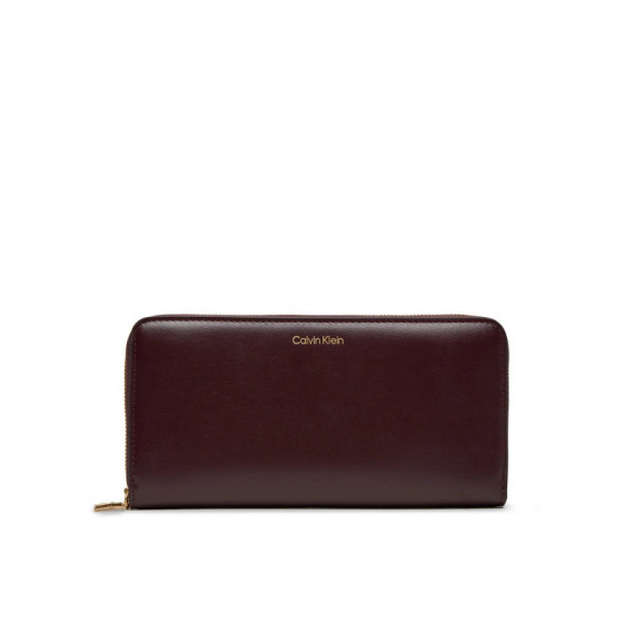 Ck Large Zip Around Fudge  CALVIN KLEIN