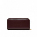 Ck Large Zip Around Fudge  CALVIN KLEIN