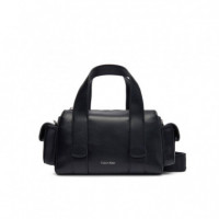 Webbing Strap Pocket Bag Black / Shiny N  CALVIN KLEIN