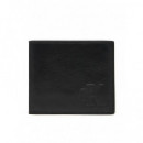 BOLD CK EW BILLFOLD W/ COIN BLACK