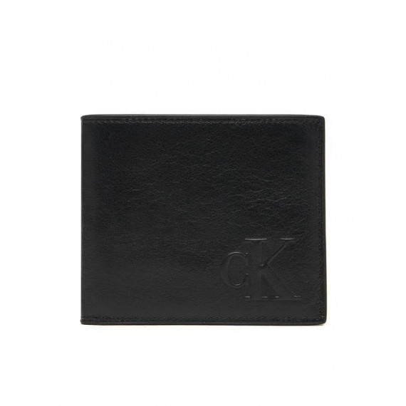 BOLD CK EW BILLFOLD W/ COIN BLACK
