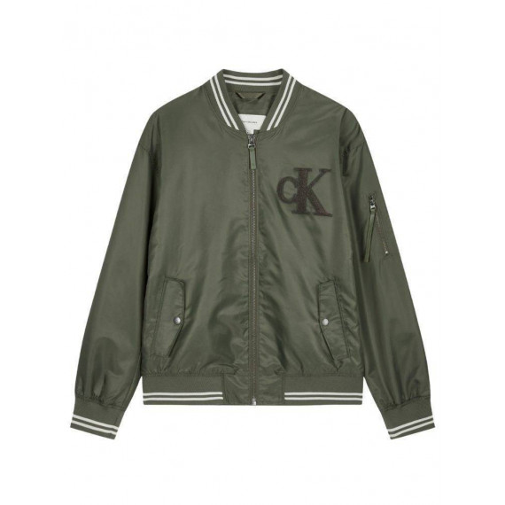 LS JEANS TIPPED HERO BOMBER DUSTY OLIVE