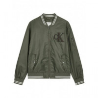 Ls Jeans Tipped Hero Bomber Dusty Olive  CALVIN KLEIN