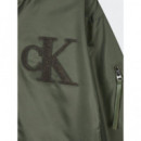 LS JEANS TIPPED HERO BOMBER DUSTY OLIVE