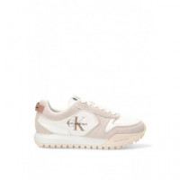 Toothy Runner Laceup Mix White/ancient W  CALVIN KLEIN