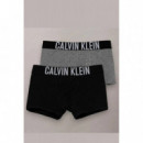 2PK Trunk Pvhblack/greyheather  CALVIN KLEIN