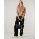 SM EW SHLDR TOTE W CHARM BLACK