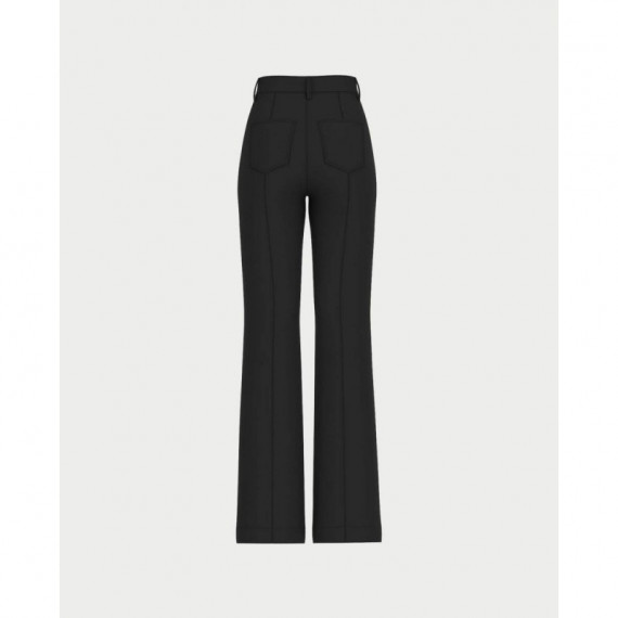 CHRISSY FLARE PANTS JET BLACK A996