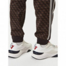 Parimo 4G Cuffed Pan 4G Jacquard Chocola  GUESS