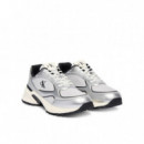 HIKE RUNNER LACEUP MESH MIX MET SILVER/B