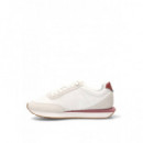 RETRO RUNNER  LACE UP NYLON MG BRIGHT WH