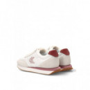 RETRO RUNNER  LACE UP NYLON MG BRIGHT WH