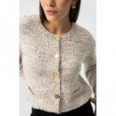 Jerséis y Sudaderas Cárdigan TIFFOSI Diadem Beige