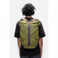 Mochila ELLIKER Dayle Roll Top Backpack 21/25L Khaki
