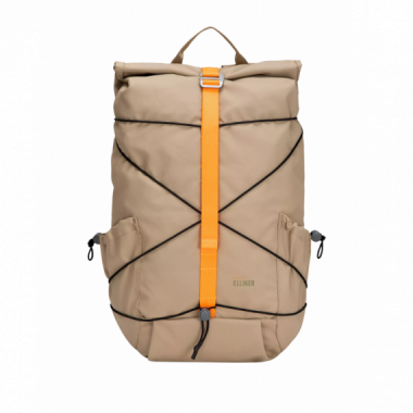 Mochila ELLIKER Dayle Roll Top Backpack 21/25L Sand
