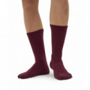 Calcetines COLORFUL STANDARD Active Orgánicos Oxblood Red
