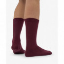 Calcetines COLORFUL STANDARD Active Orgánicos Oxblood Red