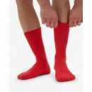 Calcetines COLORFUL STANDARD Active Orgánicos Tangerine Red
