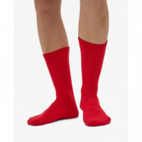 Calcetines COLORFUL STANDARD Active Orgánicos Scarlet Red