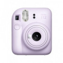 FUJIFILM Camara Foto Instantanea INSTAX Mini 12 Malva Pack Navidad Tote Bag,Pack 10 Hojas,Correa
