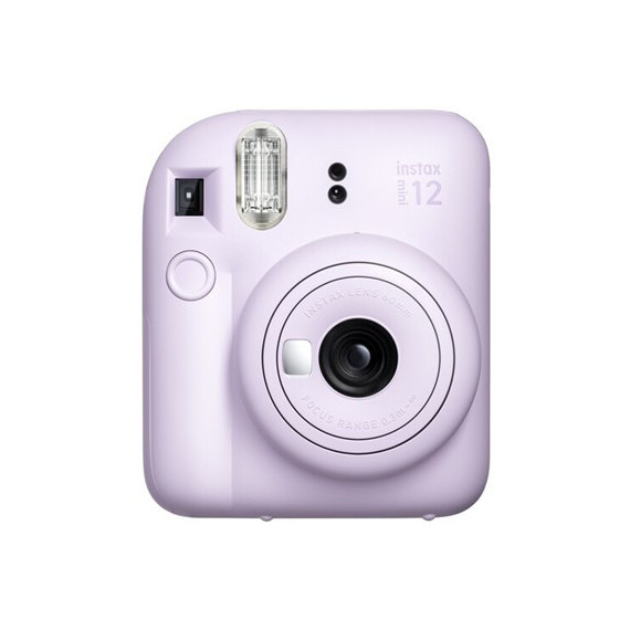 FUJIFILM Camara Foto Instantanea INSTAX Mini 12 Malva Pack Navidad Tote Bag,Pack 10 Hojas,Correa