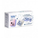 FUJIFILM Camara Foto Instantanea INSTAX Mini 12 Malva Pack Navidad Tote Bag,Pack 10 Hojas,Correa
