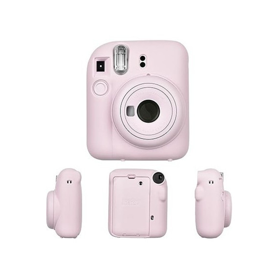 FUJIFILM Camara Foto Instantanea Instax Mini 12 Rosa Bloss Pack Navidad Tote Bag,pack 10 Hojas,corre