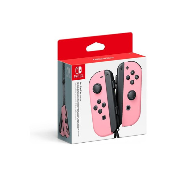 NINTENDO Juego de Mandos Nintendo Switch Joy Con Pair Rosa Pastel Negro