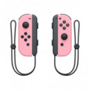 NINTENDO Juego de Mandos Nintendo Switch Joy Con Pair Rosa Pastel Negro