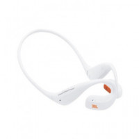 JBL Auricular BLUETOOTH Conduccion de Aire Endurance Pace Blanco con Sujecion 10H,RESISTENTE Al Agua