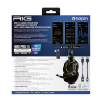 Nacon Auricular de Casco Gaming BLUETOOTH 600 Pro Hs Rig Playstation 5/4,PC,TABLET Camuflaje  LALO