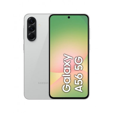 SAMSUNG Telefono Movil A56 5G SM-A566B/DS Gris Claro 6.4" Dual Sim 8GB Ram, 128Gb,Octa Core,64Mp