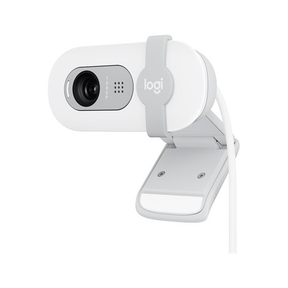 LOGITECH Webcam BRIO 100 Blanco Full HD