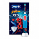 Cepillo Dental Oral-b Pro Kids 3 Spiderman Azul BRAUN