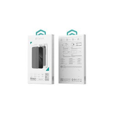 CRISTAL TEMPLADO PRIVACIDAD CON APLICADOR DEVIA IPHONE 17 PRO