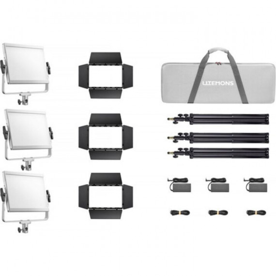 GODOX Kit 3 Litemons Panel Led Rgb 120W LP1200R K3