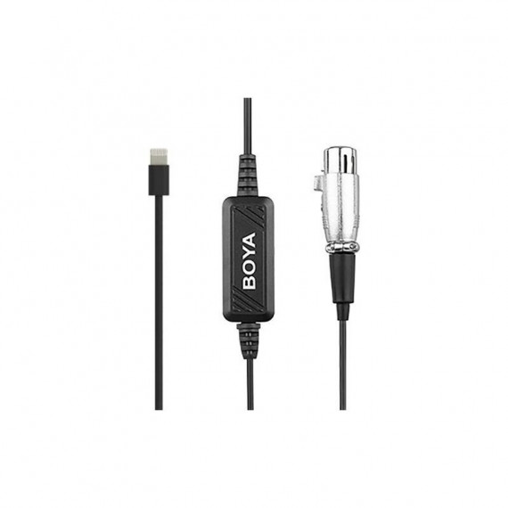 Adaptador de XLR a Lightning Boya