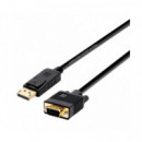 CABLE DISPLAYPORT M A VGA M 2M.