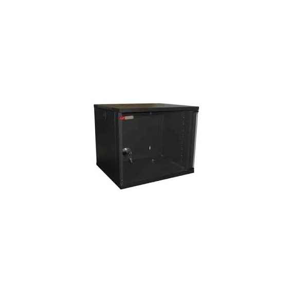 ARMARIO RACK 19" 6U 540x450x310 MM PUERTA CRISTAL P