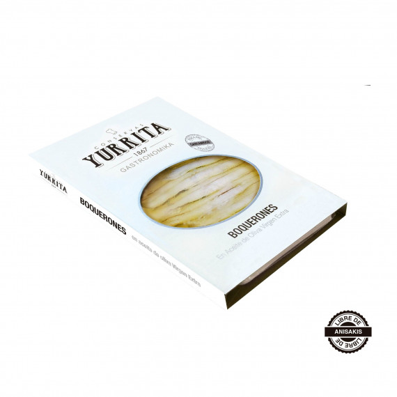 Boquerón Al Vinagre del Cantábrico en Aceite de Oliva Virgen Extra 90GR  YURRITA