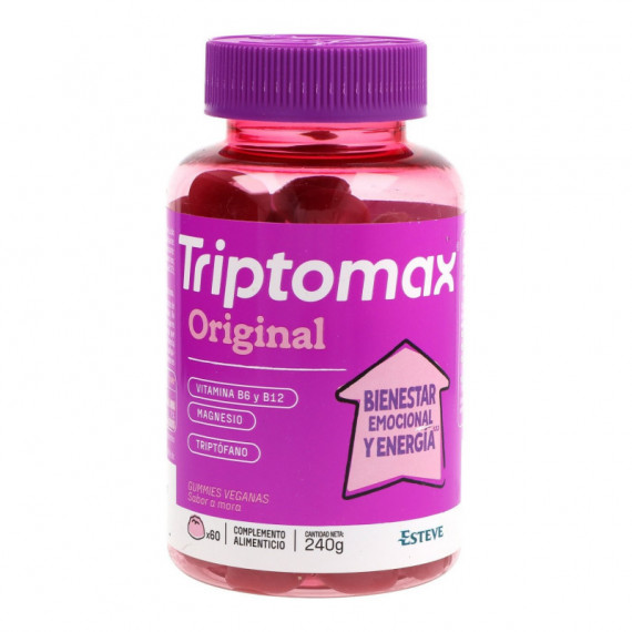 Triptomax Original 60 Gummies Sabor Mora  ESTEVE PHARMACEUTICALS SA
