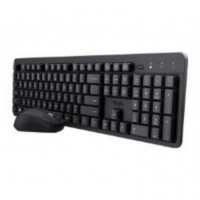 Conjunto Teclado y Ratón Inalámbrico Trust Ody II Negro
