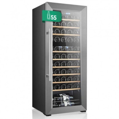 Svan Vinoteca SVN5500D 55 Botellas 150L, Negra