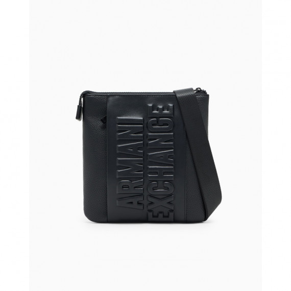 Armani Exchange Shoulder Bag with Embossed Logo