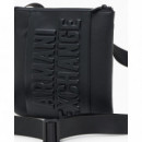 Armani Exchange Shoulder Bag with Embossed Logo
