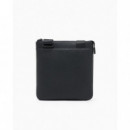 Armani Exchange Shoulder Bag with Embossed Logo